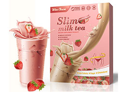 milk tea奶茶草莓味版进出口跨境电商OEM工厂批发生产欢迎定制