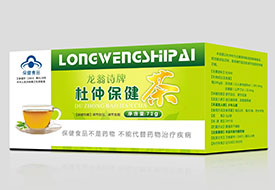 龍翁詩(shī)牌杜仲保健茶