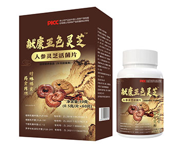 獻(xiàn)康五色靈芝大盒