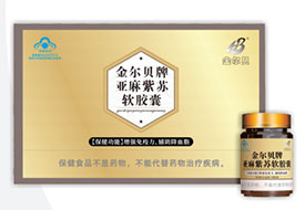 金爾貝牌亞麻紫蘇軟膠囊