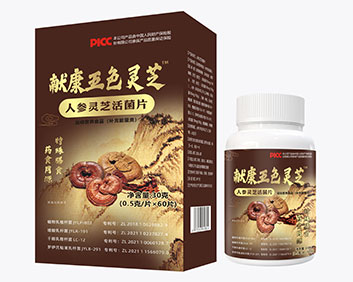 献康五色灵芝大盒