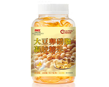 【定】凯普瑞斯大豆卵磷脂凝胶糖果280g